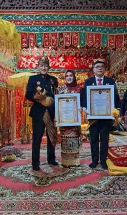 PROSESI ANGKON MUAKHI KAPOLDA LAMPUNG 