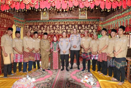PENYAMBUTAN KAPOLDA LAMPUNG DI GEDUNG DALOM